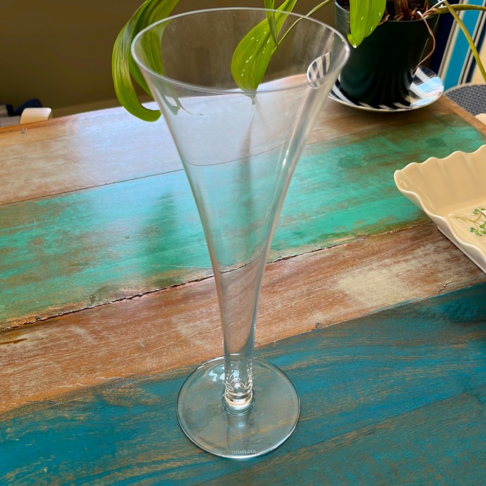 Tiffany’s Champagne Flutes - Brand New, never used!
